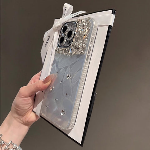 Handmade Diamond Ice Crystal Back Case