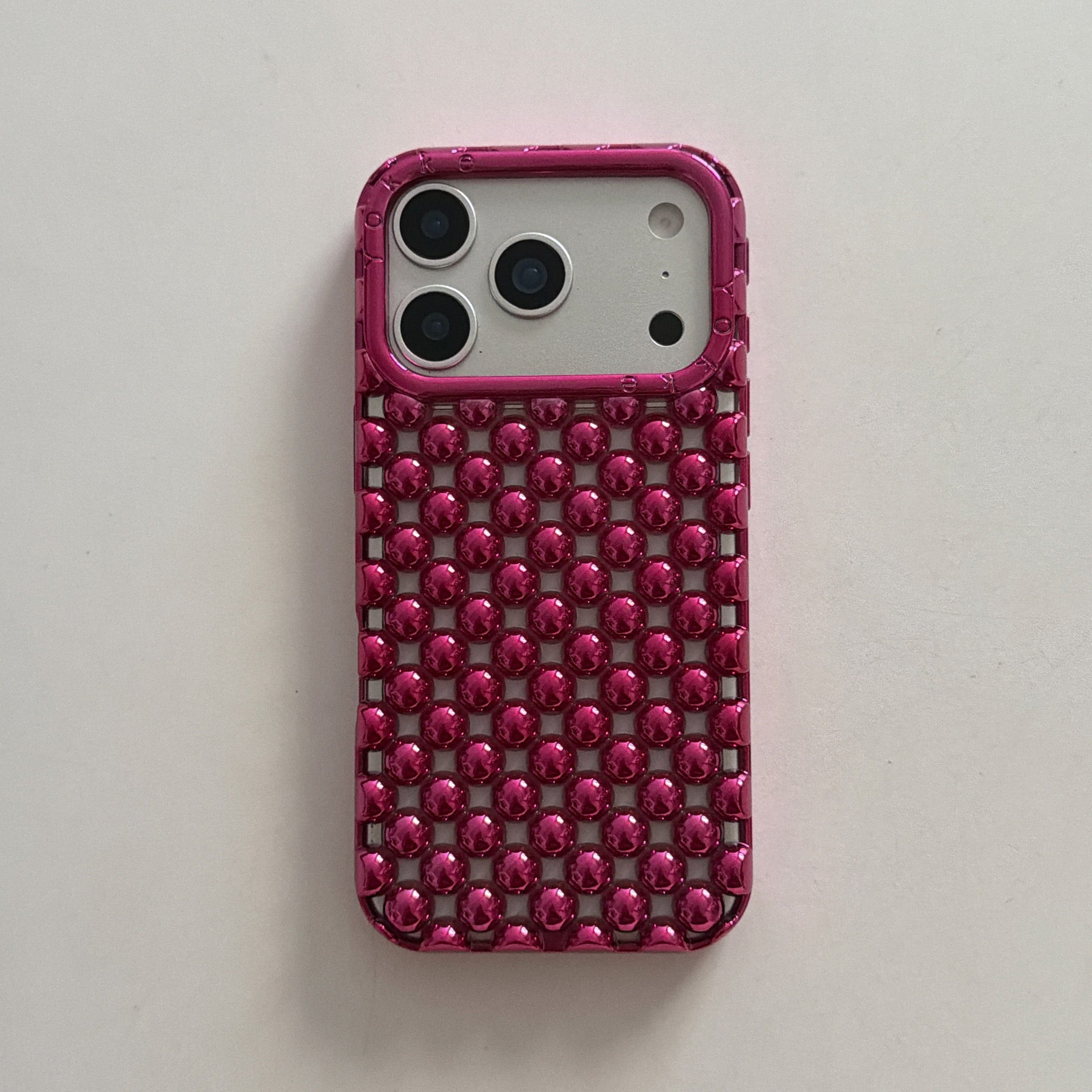 Pink queen Metal Studded Luxe Case