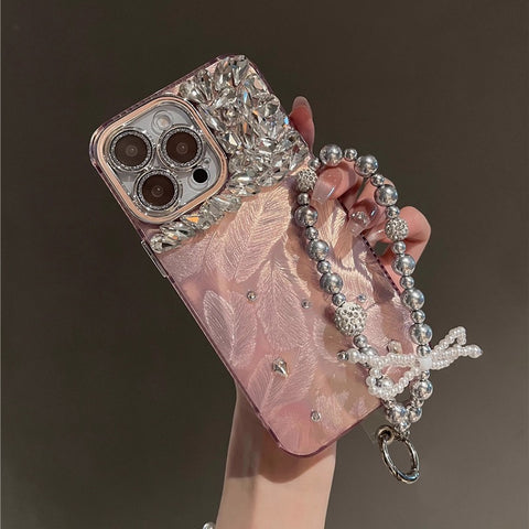 Handmade Diamond Ice Crystal Back Case