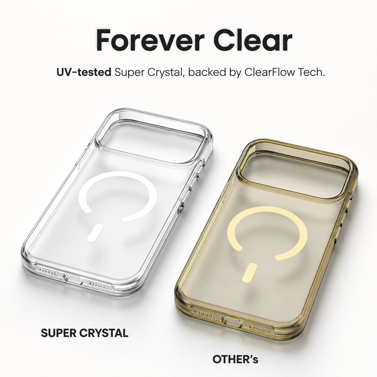 MARUKA KALIFORNIA — Classic Clear Magnetic CASE