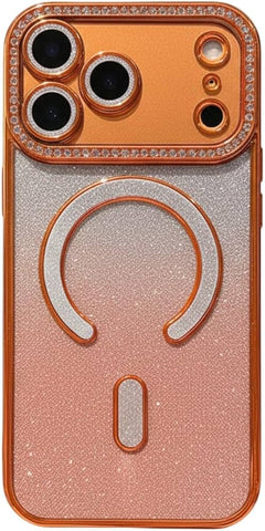 Luxury Crystal Ring Holder Case – cosmic orange