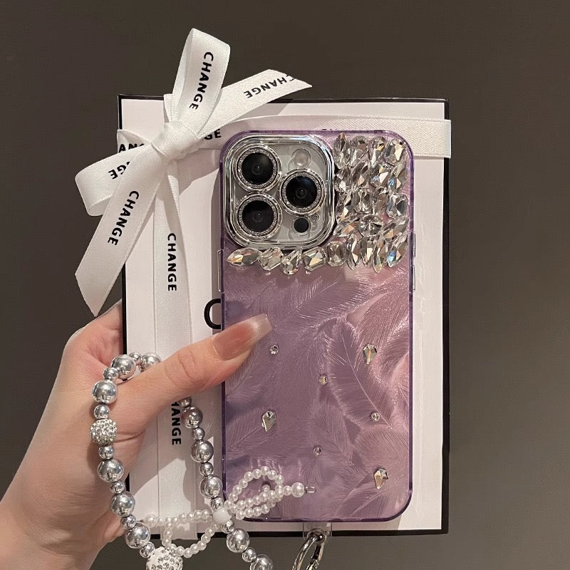 Handmade Diamond Ice Crystal Back Case