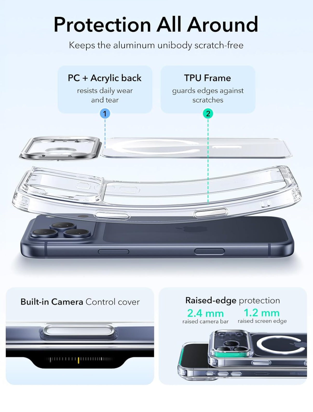 MARUKA PARIS — Classic Clear Magnetic CASE
