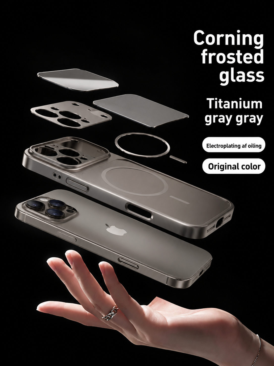 Premium 13-17 iphone Matte MagSafe Case for Men