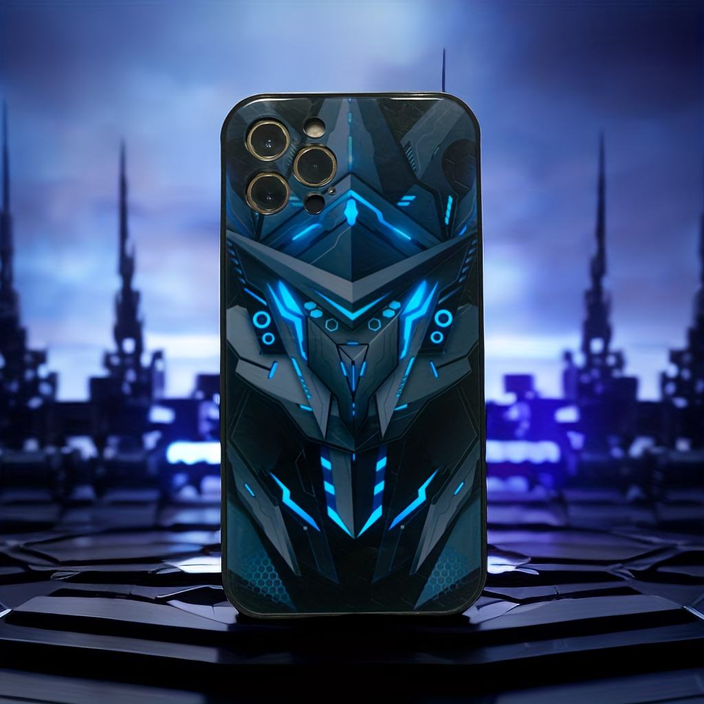 Cyber Mecha Armor Case – Blue
