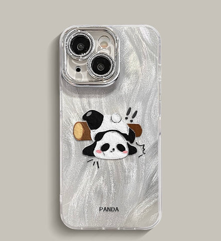 Sleeping Panda Transparent Case