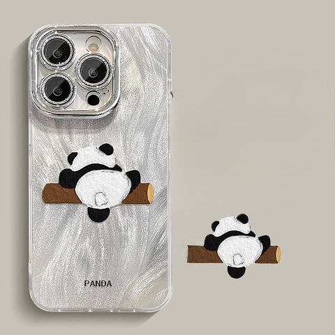 Sleeping Panda Transparent Case