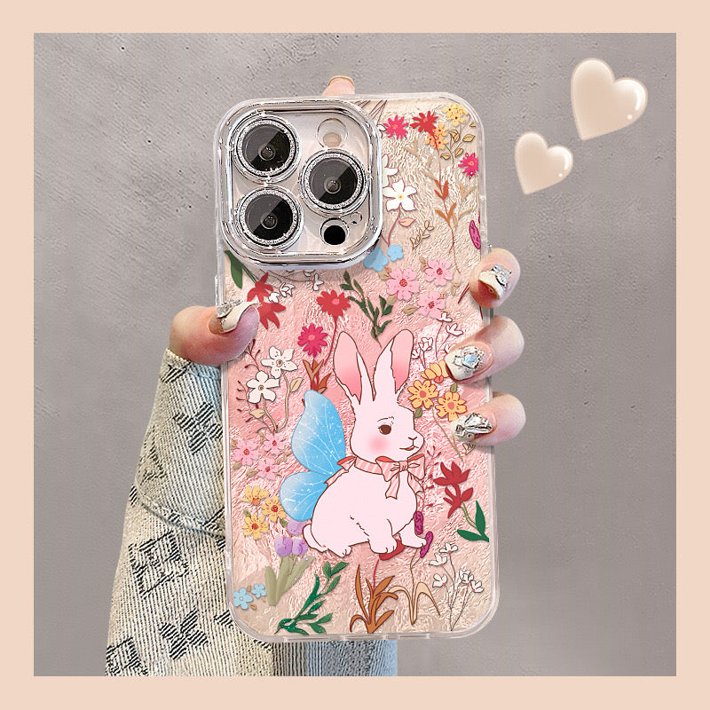 Floral Bunny Art Case