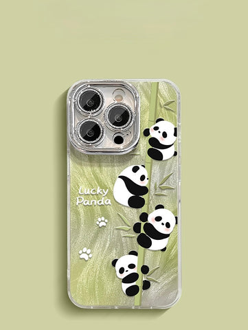 Lucky Panda Transparent Case
