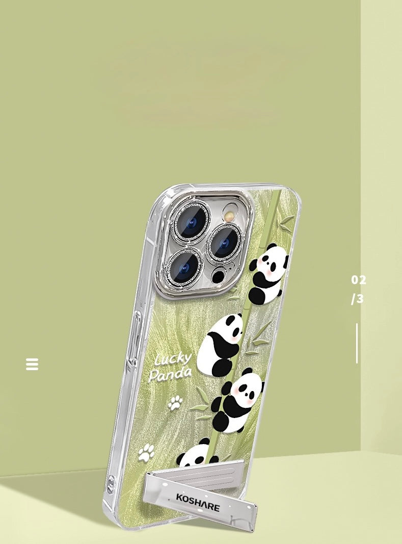 Lucky Panda Transparent Case