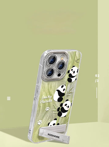 Lucky Panda Transparent Case