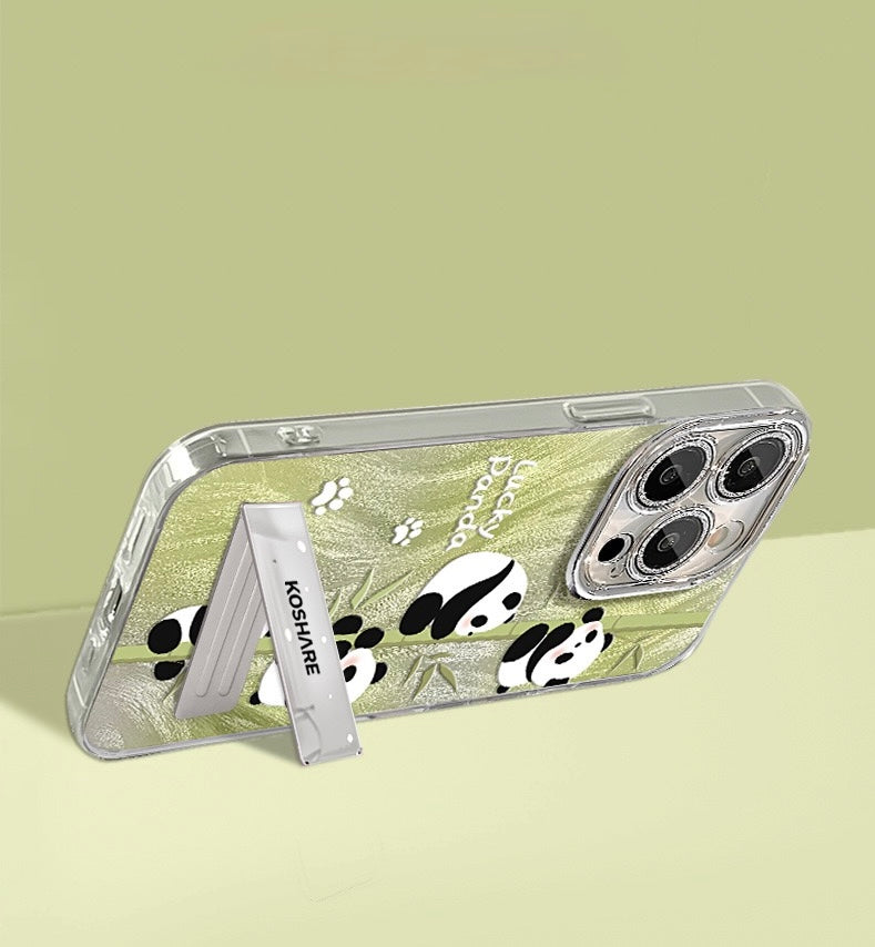 Lucky Panda Transparent Case