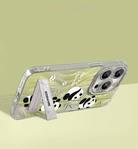 Lucky Panda Transparent Case