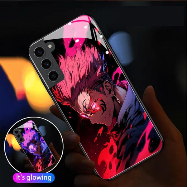 Anime Glow Effect Case – Red Fury
