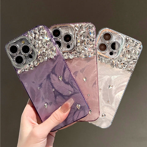 Diamond Ice Crystal Back Case