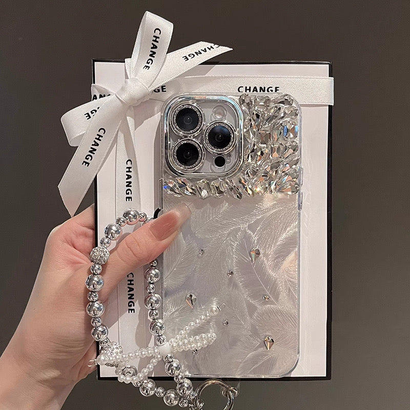 Diamond Ice Crystal Back Case