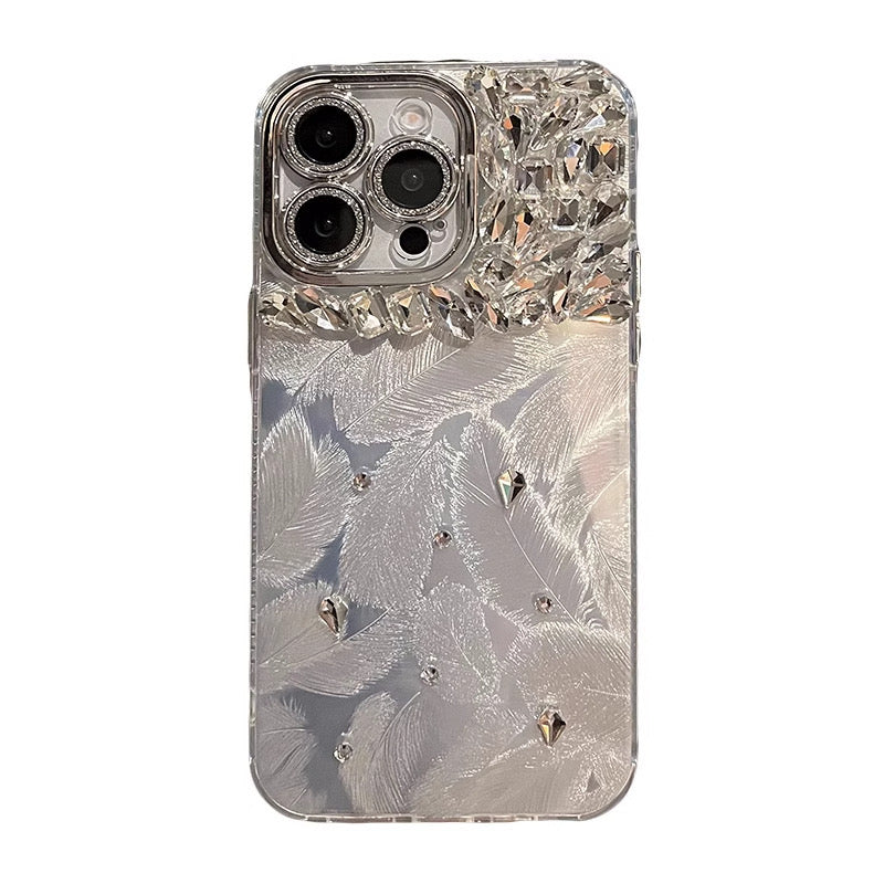 Diamond Ice Crystal Back Case