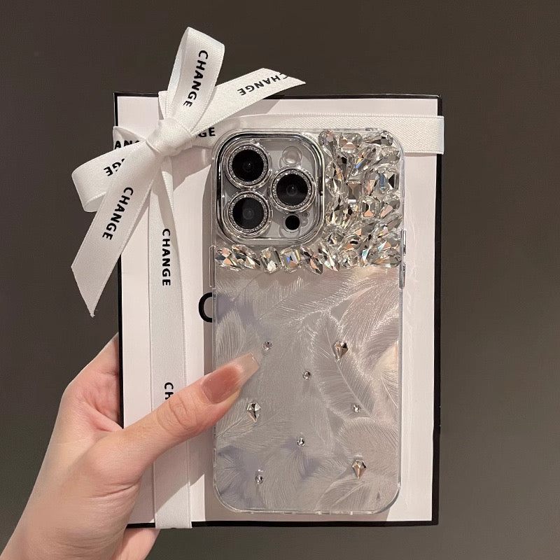 Handmade Diamond Ice Crystal Back Case