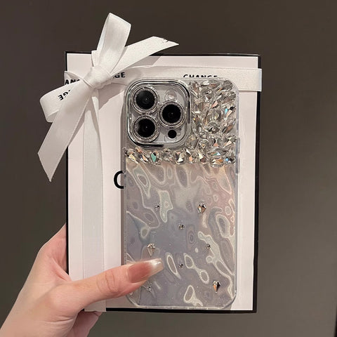 Diamond Ice Crystal Back Case