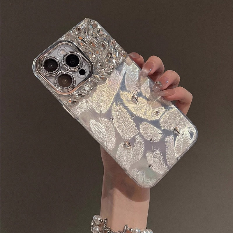 Diamond Ice Crystal Back Case