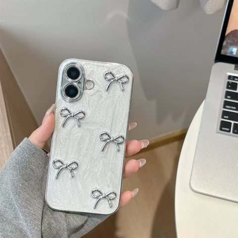 Crystal Butterfly Luxe Case (Silver)