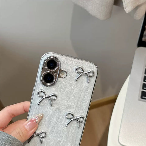 Crystal Butterfly Luxe Case (Silver)