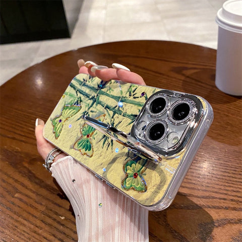 Bamboo Butterfly Art Case