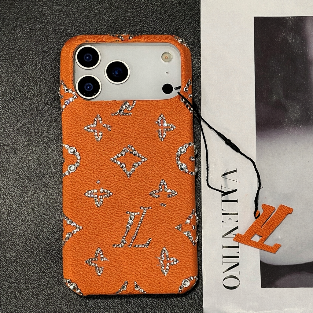 Designer Monogram Luxe Case (Orange)