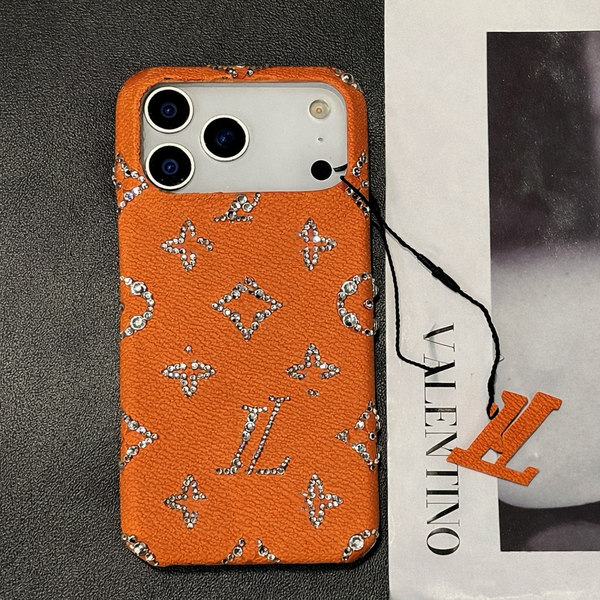 Designer Monogram Luxe Case (Orange)