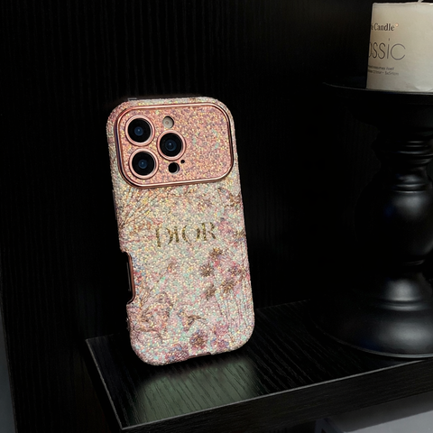 Luxury Glitter Card Holder Case (Pink)