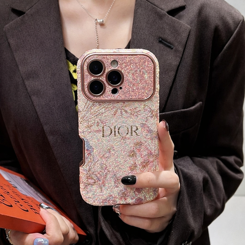 Luxury Glitter Card Holder Case (Pink)